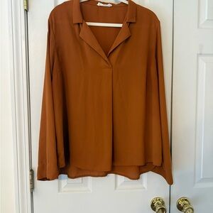 All in Favor Terracotta Blouse